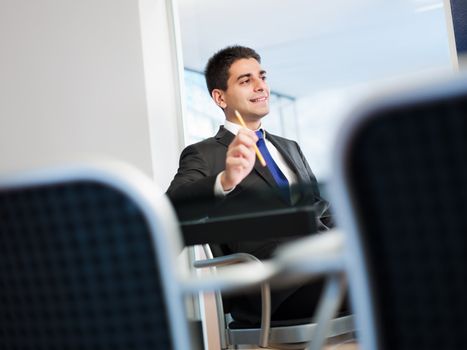 businessman in meeting room