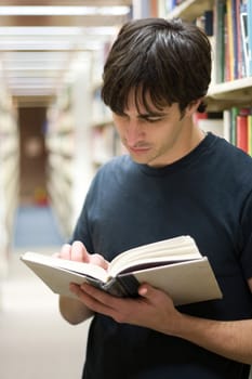 Student At the Library