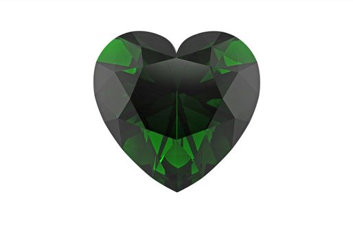 Green diamond emerald