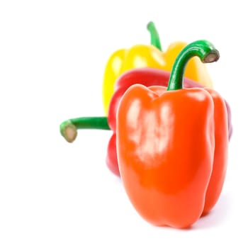 three bell peppers