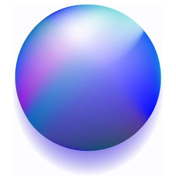 blue magic ball