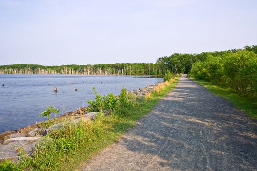 Lake and Gravel Road