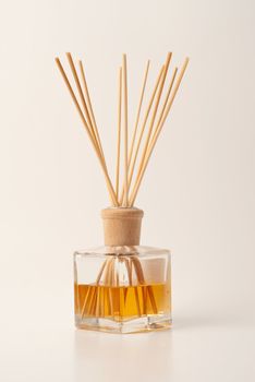 Jar with perfumed incense sticks