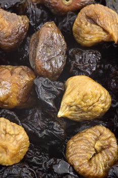 dried plums and figs