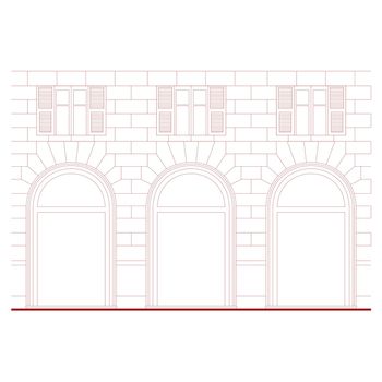 Neoclassical facade