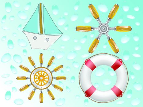 nautical icons collection