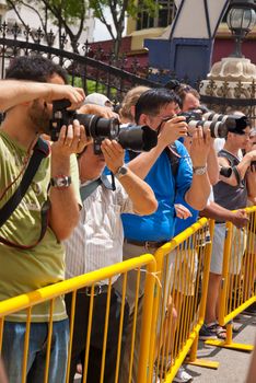 Photographers at event
