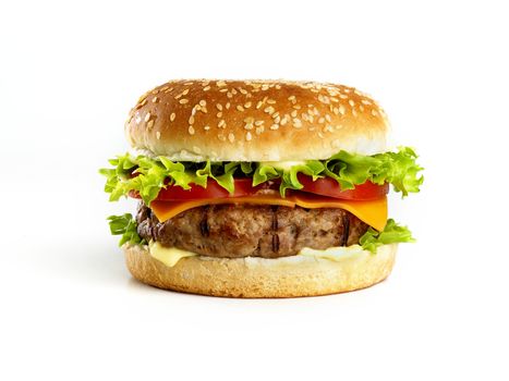 hamburger isolated