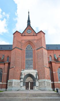 The famous Uppsala cathedral- the largest church in Scandinavia 