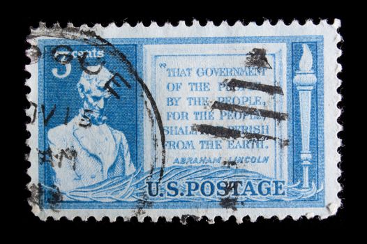 Vintage  US commemorative postage stamp