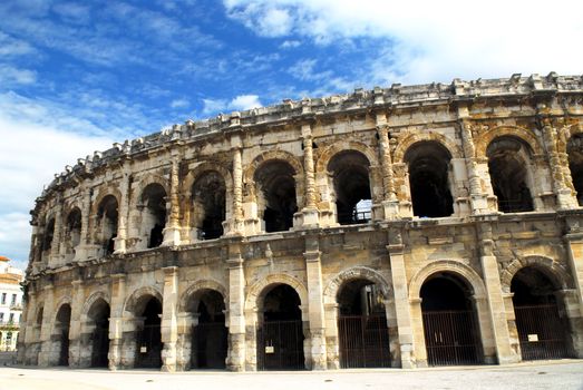 Roman arena in Nimes France