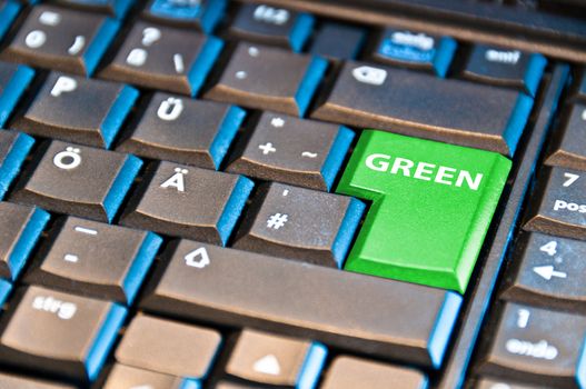 Green Computer Key