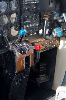 Safari plane cockpit