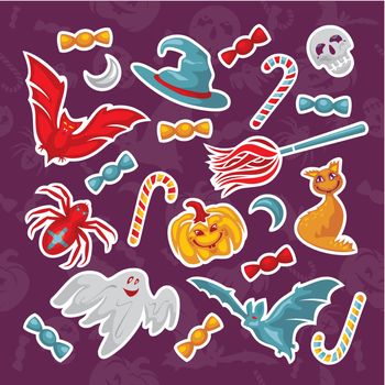 set of Halloween icons