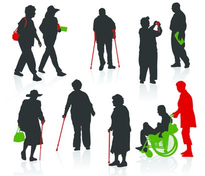 Old and disabled people - 2