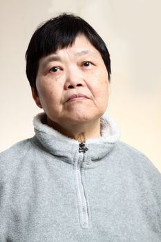 60s Senior Asian Woman 