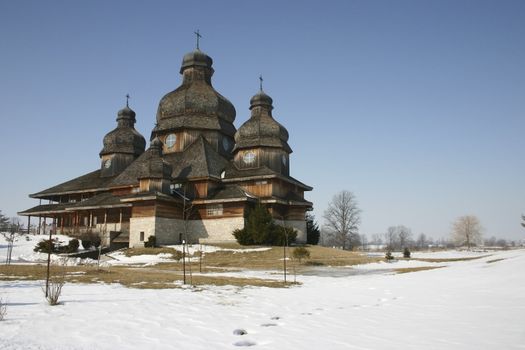 Odd shaped rural church