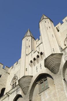 palace of popes in Avignon