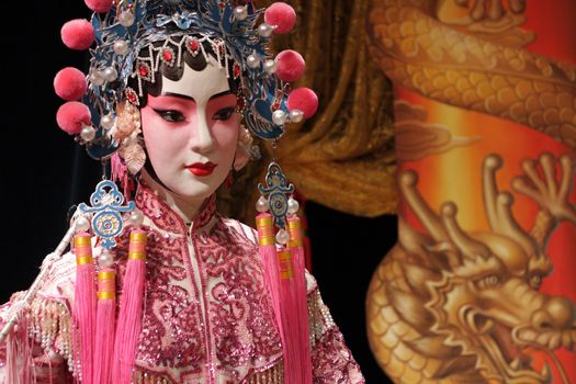 chinese opera dummy ,it is a toy,not real man 