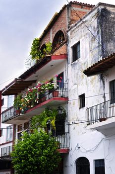 Old building in Puerto Vallarta, Mexico