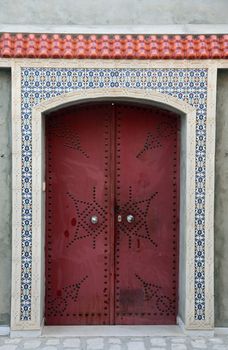 Traditional door from Sousse, Tunisia