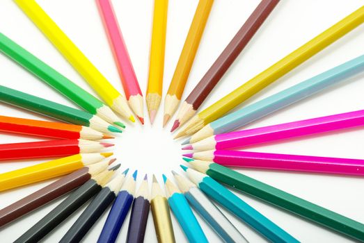  coloured pencils