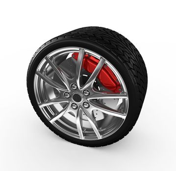 Wheels with alloy rims