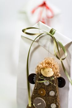 gift with handmade doll