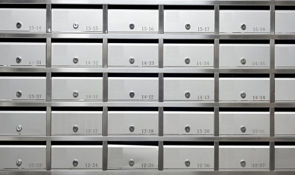 metallic mailbox array tidy