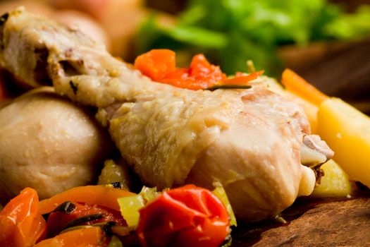 Stewed Chicken with vegetables