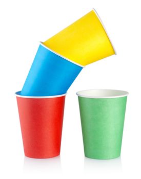 Colorful disposable cups