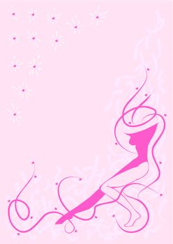 Skazka`s Beauty pink background