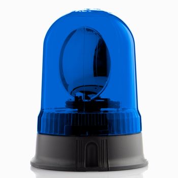 Blue rotating beacon 