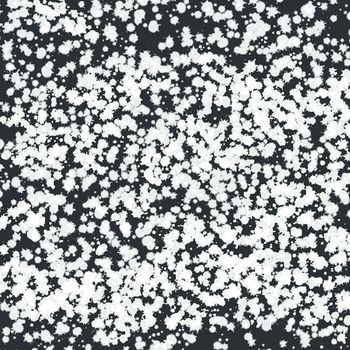 illustration, abstract texture of white blotches on the black