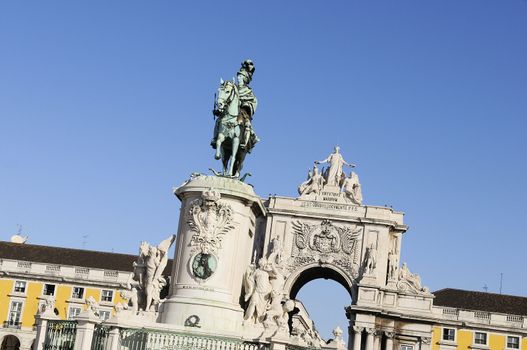Arch of augusta in lisbon