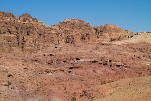Landscape in Petra, Jordan 