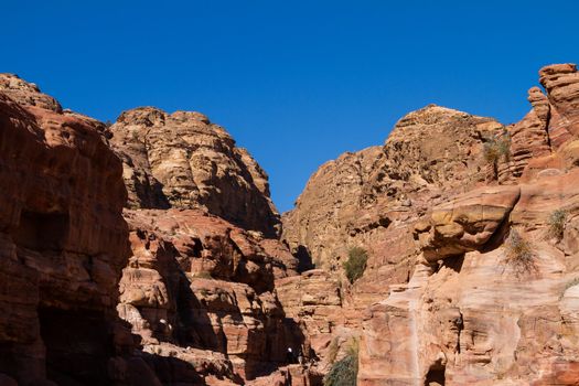 Landscape in Petra, Jordan 
