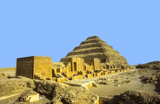 pyramides in Sakara, Egypt