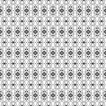 Beautiful background of seamless floral pattern 