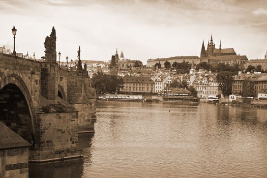 Vista of Prague 