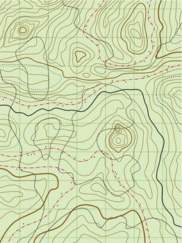 vector abstract topographical map with no names