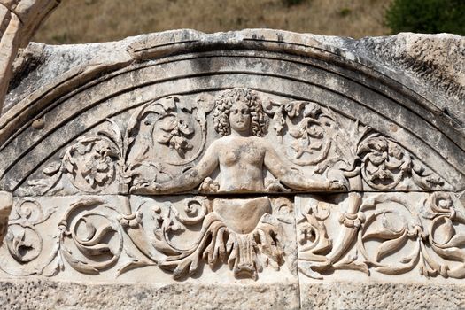 Temple of Hadrian  in the ancient Greek city Ephesus