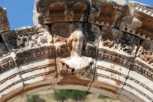 Temple of Hadrian  in the ancient Greek city Ephesus