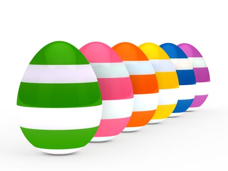 colorful eggs series