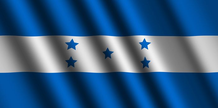 The Honduran flag