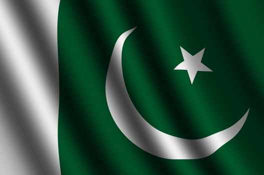 The Pakistani flag
