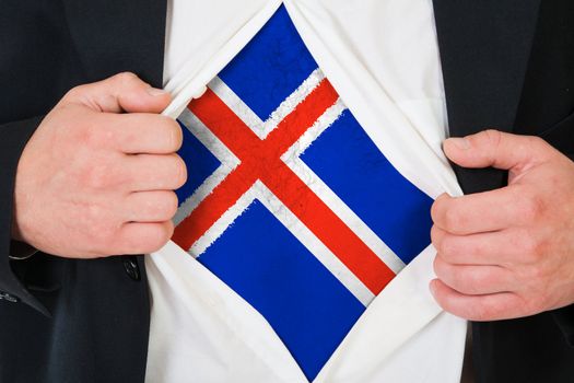 The Icelandic flag