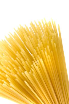 uncooked spaghetti 