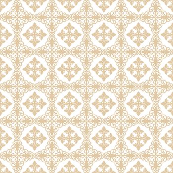 Seamless pattern of hearts and floral