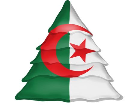 The Algerian flag